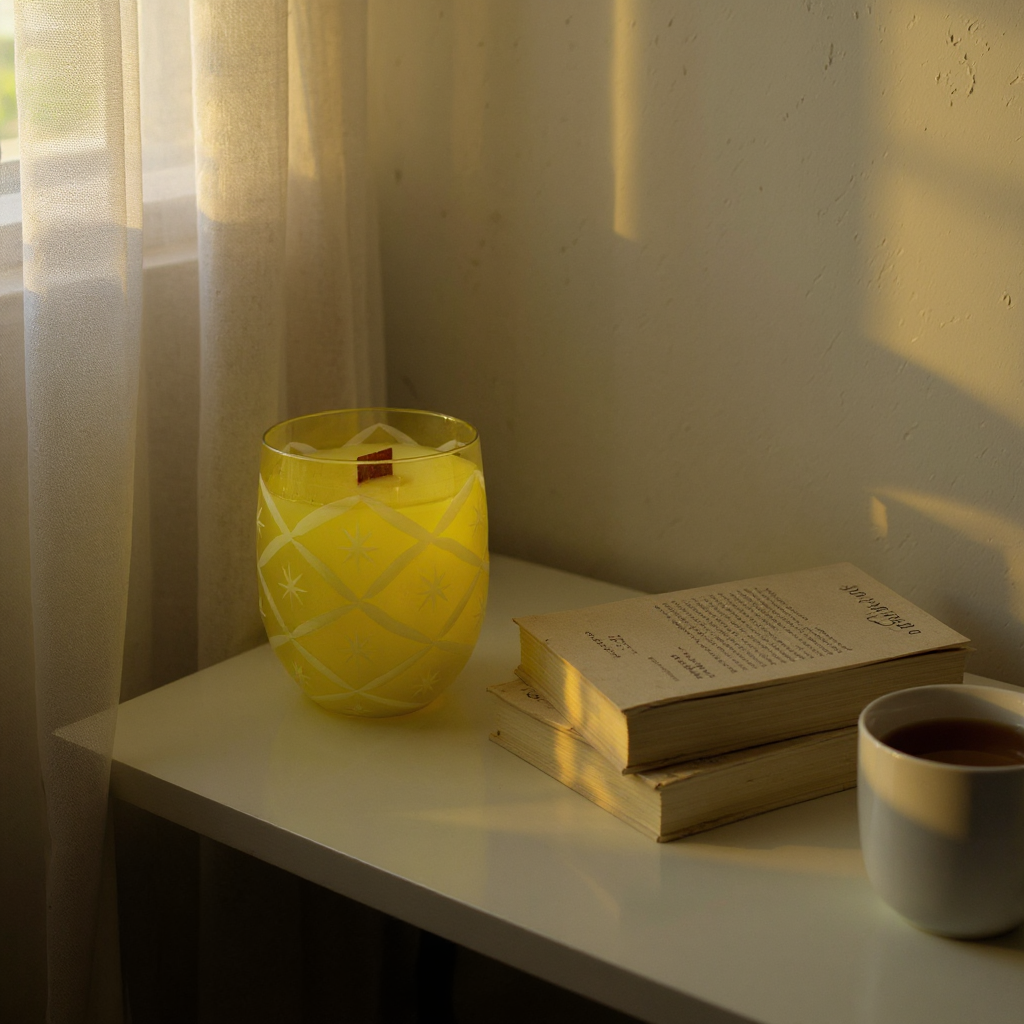 Lime Basil & Mandarin Scented Soy Candle - 450ml