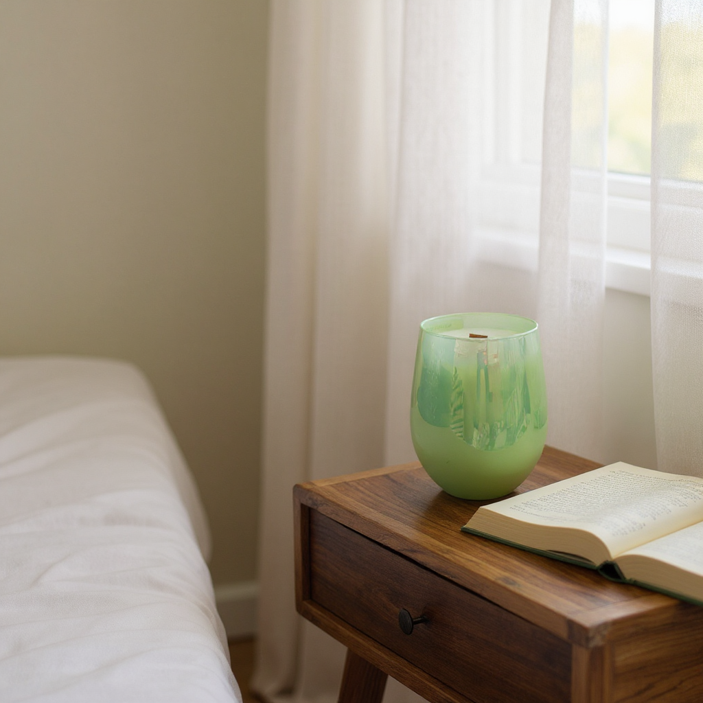 Lime Basil & Mandarin Scented Soy Candle - 450ml