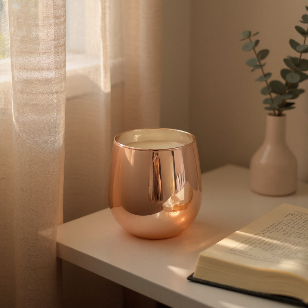 Rose Victorian Scented Soy Candle - 280ml
