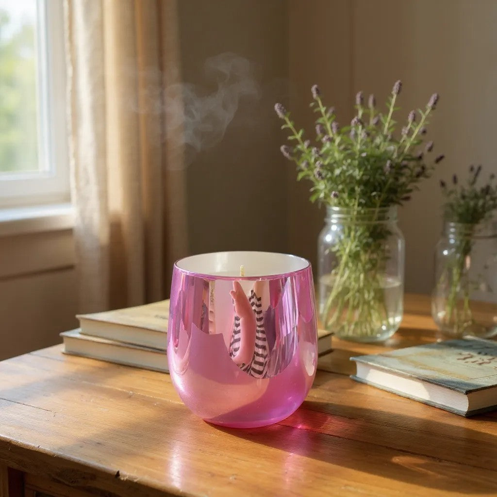 Rose Victorian Scented Soy Candle - 280ml